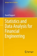 Cover: Statistics and Data Analysis for Financial Engineering - Springer