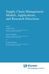 Abbildung von: Supply Chain Management: Models, Applications, and Research Directions - Kluwer Academic Publishers