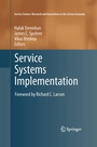 Cover: Service Systems Implementation - Springer