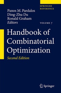 Enlarge image Cover: Handbook of Combinatorial Optimization - Springer