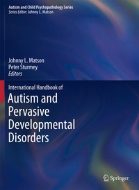 Enlarge image Cover: International Handbook of Autism and Pervasive Developmental Disorders - Springer