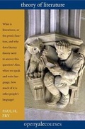 Cover: Theory of Literature - Yale University Press