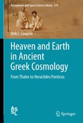 Cover: Heaven and Earth in Ancient Greek Cosmology - Springer