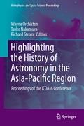Cover: Highlighting the History of Astronomy in the Asia-Pacific Region - Springer