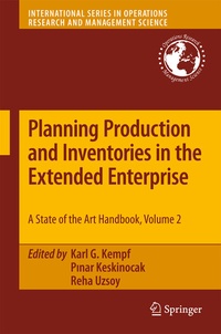 Enlarge image Cover: Planning Production and Inventories in the Extended Enterprise - Springer