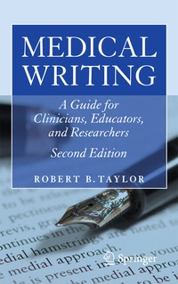 Enlarge image Cover: Medical Writing - Springer