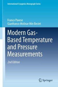 Enlarge image Cover: Modern Gas-Based Temperature and Pressure Measurements - Springer
