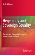 Cover: Hegemony and Sovereign Equality - Springer