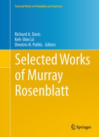 Enlarge image Cover: Selected Works of Murray Rosenblatt - Springer Science+Business Media