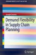 Cover: Demand Flexibility in Supply Chain Planning - Springer