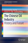 Cover: The Chinese Oil Industry - Springer