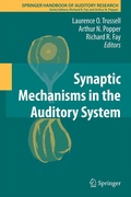 Cover: Synaptic Mechanisms in the Auditory System - Springer