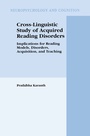 Cover: Cross-Linguistic Study of Acquired Reading Disorders - Springer