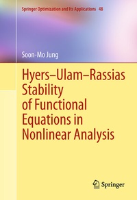 Abbildung von: Hyers-Ulam-Rassias Stability of Functional Equations in Nonlinear Analysis - Springer