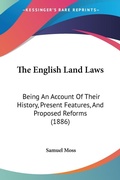 Bild: The English Land Laws - Kessinger Publishing