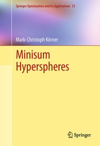Abbildung von: Minisum Hyperspheres - Springer