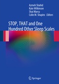 Cover: STOP, THAT and One Hundred Other Sleep Scales - Springer