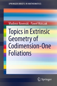 Abbildung von: Topics in Extrinsic Geometry of Codimension-One Foliations - Springer