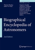 Cover: Biographical Encyclopedia of Astronomers - Springer