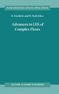Enlarge image Cover: Advances in LES of Complex Flows - Springer