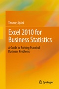 Bild: Excel 2010 for Business Statistics - Springer