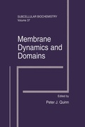 Cover: Membrane Dynamics and Domains - Springer