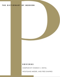 Abbildung von: The Dictionary of Modern Proverbs - Yale University Press