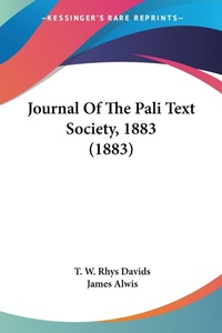 Abbildung von: Journal Of The Pali Text Society, 1883 (1883) - Kessinger Publishing