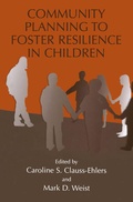 Cover: Community Planning to Foster Resilience in Children - Springer