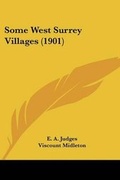 Cover: Some West Surrey Villages (1901) - Kessinger Publishing