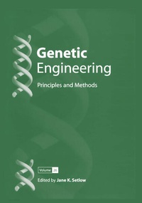 Enlarge image Cover: Genetic Engineering: Principles and Methods - Kluwer Academic / Plenum Publishers