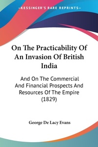 Abbildung von: On The Practicability Of An Invasion Of British India - Kessinger Publishing Co