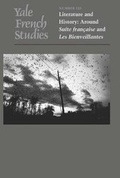 Cover: Yale French Studies, Number 121 - Yale University Press