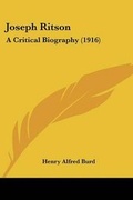 Cover: Joseph Ritson - Kessinger Publishing