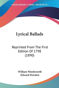Abbildung von: Lyrical Ballads - Kessinger Publishing