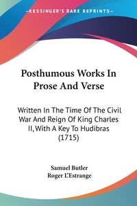 Abbildung von: Posthumous Works In Prose And Verse - Kessinger Publishing Co