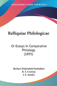 Abbildung von: Relliquiae Philologicae - Kessinger Publishing