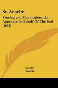 Enlarge image Cover: St. Anselm - Kessinger Publishing