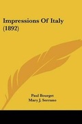 Cover: Impressions Of Italy (1892) - Kessinger Publishing
