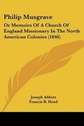 Cover: Philip Musgrave - Kessinger Publishing Co