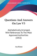 Bild: Questions And Answers On Law V5 - Kessinger Publishing Co