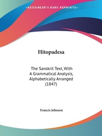 Abbildung von: Hitopadesa - Kessinger Publishing Co