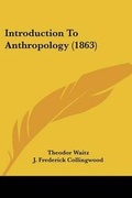 Cover: Introduction To Anthropology (1863) - Kessinger Publishing Co