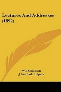 Enlarge image Cover: Lectures And Addresses (1892) - Kessinger Publishing