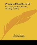 Cover: Prompta Bibliotheca V3 - Kessinger Publishing Co