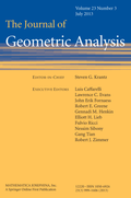 Bild: The Journal of Geometric Analysis - Springer