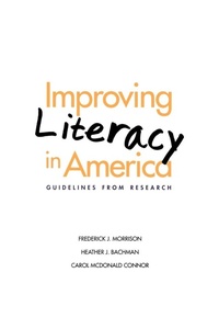 Enlarge image Cover: Improving Literacy in America - Yale University Press