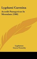 Cover: Lygdami Carmina - Kessinger Publishing