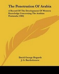 Enlarge image Cover: The Penetration Of Arabia - Kessinger Publishing