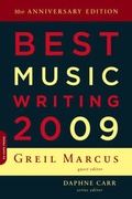 Cover: Best Music Writing 2009 - Da Capo Press Inc